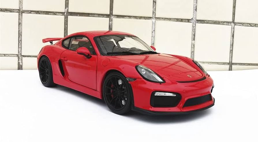 Amazon.com: for Schuco for Porsche for Cayman red 1/18
